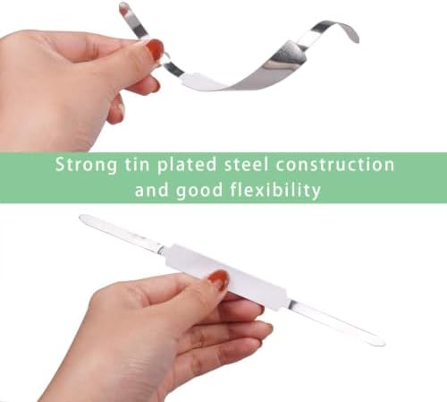 QYH Self-Adhesive Prong Paper Fasteners 1 inch Capacity, 130 Fasteners/Box