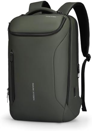 MARK RYDEN Business Backpack for Men, Waterproof High Tech Backpack with Sport Car Shape Design and USB Charging Port, Travel Laptop Backpack Fits 17.3 Inch Notebook