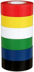 3M General Purpose Vinyl Tape 764, Color Coding Pack, 6 Roll per Pack