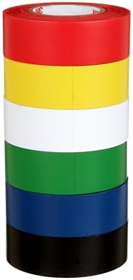 3M General Purpose Vinyl Tape 764, Color Coding Pack, 6 Roll per Pack
