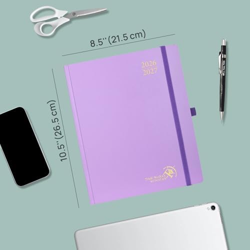POPRUN 2026-2027 Academic Planner,8.5" x 10.5", Weekly and Monthly Calendar