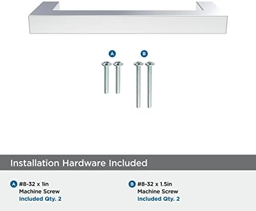 Amerock 25 Pack 3-3/4" Monument Polished Chrome Drawer Pull