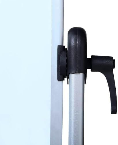 VIZ-PRO Double-Sided Magnetic Mobile Whiteboard, 96" x 48"