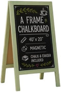 Ilyapa A Frame Chalk Board Easel Sign 40x20 in - Sandwich Signs Outdoor