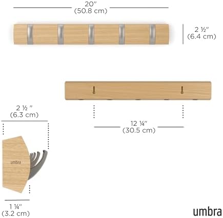 Umbra Flip 5 Wall Mounted Hook