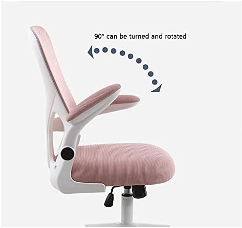 Comfy Chair Computer Chair Office Swivel Desk Ergonomic Mesh Computer Desk Chair Armrest for Home Office Bedroom Chair Swivel Chairs (Colour: Grey) (Blue)