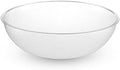 Carlisle FoodService Products 721507 Round Pebbled Salad Serving Bowl, 11 Quart, Clear