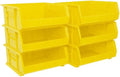 Akro-Mils 30250 AkroBins Plastic Storage Bins, 15"x16"x7", Yellow, 6-Pack