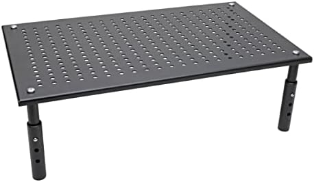 Tripp Lite Computer Monitor Stand, Adjustable Height, 18 x 11 in., Metal, Black (MR1812M)
