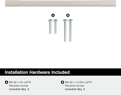 Amerock 25 Pack 5-1/16" Cityscape Satin Nickel Drawer Pull