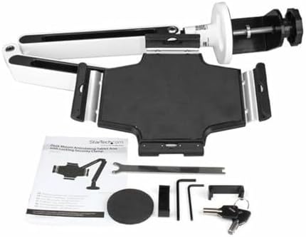 StarTech Desk-Mount Tablet Arm, Articulating, 9" to 11", TAA (ARMTBLTIW)