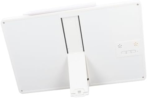 Multi Functional Electronic Writing Board with Calendar and Notepad, Lightweight LCD Handwriting Tablet for Office Use (White)