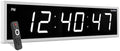 Ivation Oversized Digital Wall Clock with Large LED Display & Timer, 72"