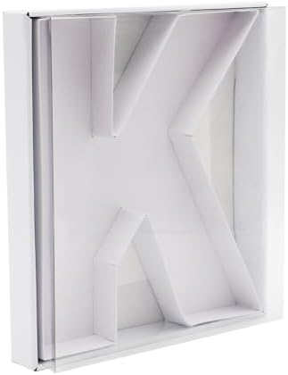 12" Fillable Cardboard Letter Charcuterie Gift Box With Cover Sweets Packaging (K)