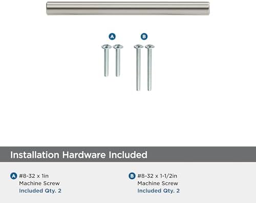 Amerock 10 Pack 3" Bar Pulls Satin Nickel Drawer Pull