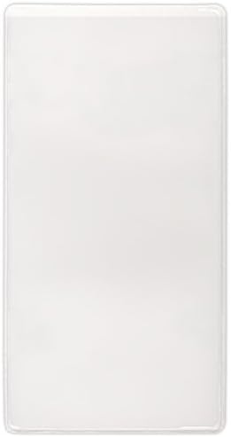 StoreSMART - Peel & Stick Pocket - 4" x 8" Open Short Side - 100-Pack - Clear Vinyl Plastic - STB258S-100