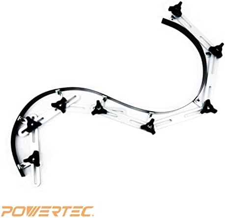 POWERTEC 71800 Flexible Curve Template – Professional Contour Woodworking Tool, 107" and 37"