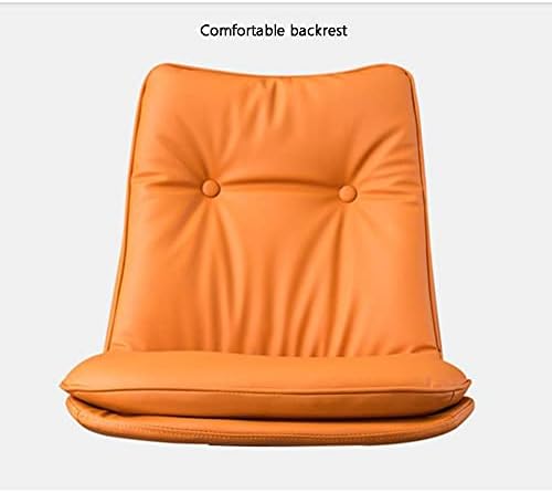 Ergonomic Office Chairs Home Leather Swivel Office Chair Computer Desk Chair for Living Room Bedroom Office Ergonomic Chair (Colour: Green) (Orange)