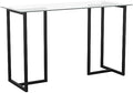 Martha Stewart Eli Glass Top Home Office Desk,