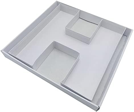 12" Fillable Cardboard Letter Charcuterie Gift Cupcake Box With Cover Sweets Packaging (H)
