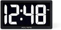 AcuRite Digital Clock with Auto Dimming Brightness, 10-Inch / White