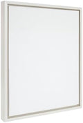 Kate and Laurel Sylvie Blank Framed Canvas Wall Art, 16x20 White, Vintage Modern Empty Canvas for Paint-Your-Own Art, Ready to Paint Premium Canvas Already Framed