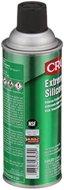 CRC Extreme Duty Silicone Lubricant 03030 – 10 Wt Oz., Premium Grade Silicone Aerosol for High Temperature Applications