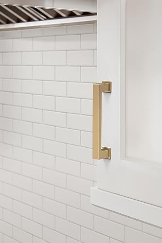Amerock 10BX37031CZ | Champagne Bronze Cabinet Pull | 3-3/4 inch (96mm) Center-to-Center | 30 Pack | Bridgeport | Furniture Hardware