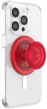 PopSockets Phone Grip for MagSafe, Magnetic Holder- Blanchette Red