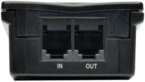 Tripp Lite 6 Outlet Surge Protector Power Strip, Black, 6ft Cord, Tel/Fax/Modem Protection, Right-Angle Plug, Lifetime Manufacturer's Guarantee & $75K Insurance (TLP606SSTELB)