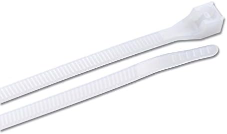 Gardner Bender 45-515 Nylon Heavy-Duty Cable Tie, 15 Inch., 120 lb. Tensile Strength, Wire / Wrap / Industrial & Household Use, Zip Tie, 10 Pk., Natural White