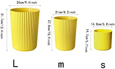 Trash can PP Plastic Small Trash Can Wastebasket Garbage Container Bin for Bathrooms Kitchens Home Offices Dorm Rooms Wastebasket (Color : Black Size : 15010555cm) (Green 210 * 145 * 60)