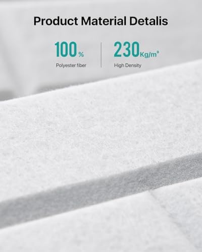 Soundsbay 18-Pack Brick Acoustic Panels, Self-Adhesive, 12"X12"