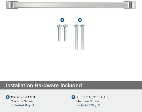 Amerock 8-13/16" Westerly Polished Chrome Drawer Pull