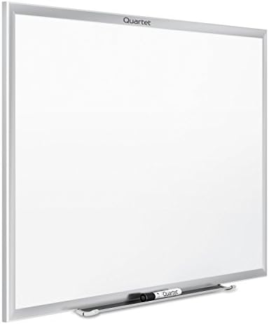 Quartet Whiteboard, Non-Magnetic Dry Erase White Board, 2' x 1.5', Total Erase, Silver Aluminum Frame (S531)