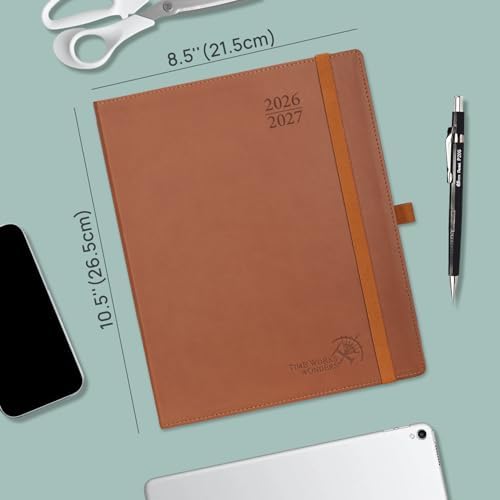 POPRUN Planner 2026-2027, Large-8.5" x 10.5", Academic Weekly Planner