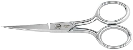 Gingher 4" Curved Embroidery & Applique Scissors for Crafting & Sewing