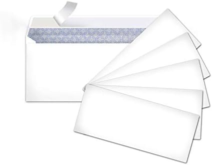 Amazon Basics Security Tinted Envelopes Bundle with #10 and 6 3/4 Sizes (500 + 100 Pack)