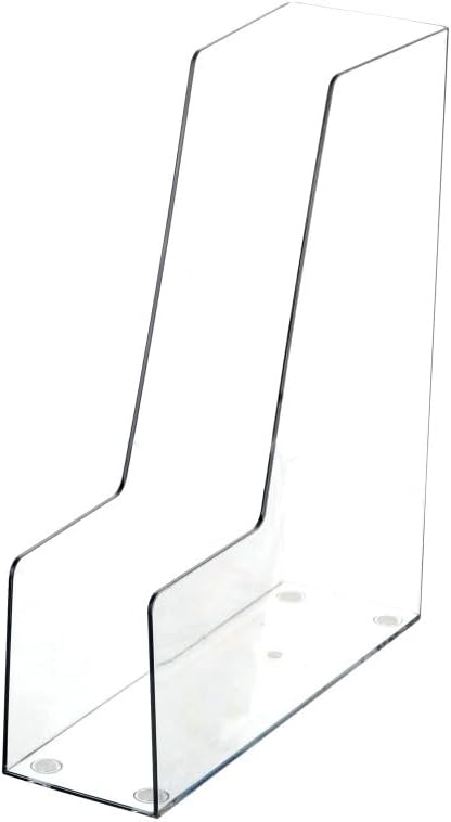 YBM HOME Vertical File Bins Organizer Open Front Design for Easy Access to Files, Documents, and Magazines, Ideal for Home Office, Work Desktops, or School, Medium, 1263-1