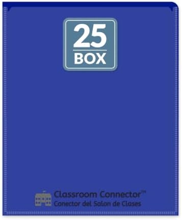 C-Line Classroom Connector School-to-Home Folders, Blue, 25 per Box (32005)
