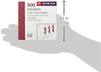 Smead BCCR Bar-Style Color-Coded Alphabetic Label, Y, Label Roll, Violet, 500 Labels per Roll, (67095)