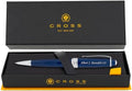 Cross Bailey Personalized Ballpoint Pen in Blue Lacquer with Chrome Trim