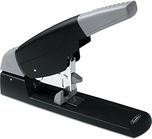 Swingline Heavy Duty Stapler, 210 Sheet Capacity, High Capacity, Jam Free, Comfort Handle, Metal, Black and Gray (90002)
