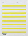 Abilitations 089661 Hi-Write Beginner Paper, Level 1, Pack of 100, Yellow/White
