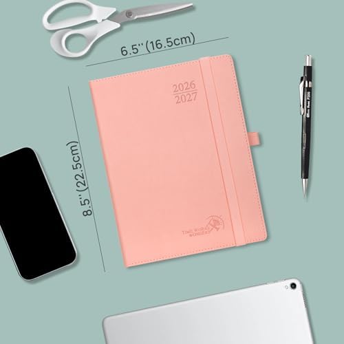 POPRUN Planner 2026-2027, 6.5" x 8.5", Academic Daily Weekly and Monthly