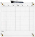U Brands Dry Erase Calendar Whiteboard, 16” x 16”, Clear Acrylic