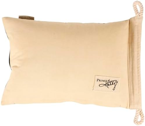 Primitives by Kathy Pillow with Decorative Cover, from Our Beach Collection displaying a Vintage Nautical Flag Inspired Design of The at Rest Flag Made with Durable Canvas