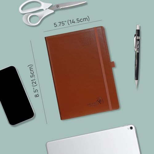 POPRUN Daily Planner 2026-2027 One Page per Day，5.7" x 8.5"Academic Planner