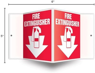 AccuformNMC Fire Extinguisher 3D Projection Sign
