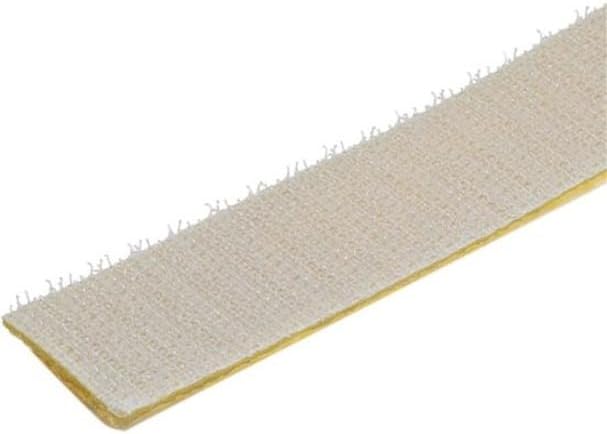 StarTech.com 100ft Hook and Loop Roll - Cut-to-Size Reusable Cable Ties - Bulk Industrial Wire Fastener Tape/Adjustable Fabric Wraps Yellow/Resuable Self Gripping Cable Management Straps (HKLP100YW)